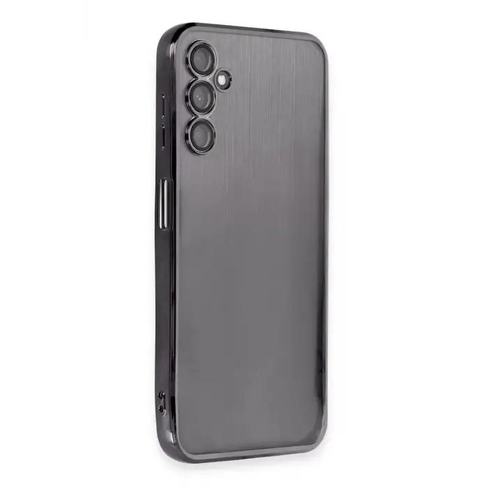 Newface Samsung Galaxy A14 4G Kılıf Razer Lensli Silikon - Siyah