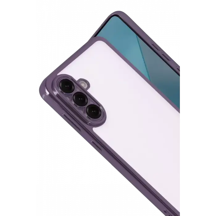 Newface Samsung Galaxy A17 5G Razer Lensli Silikon - Mor