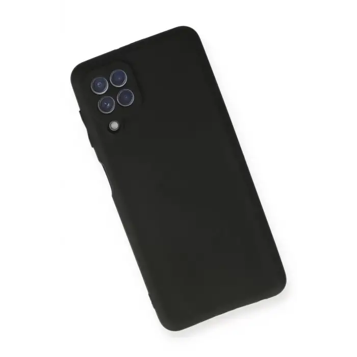 Newface Samsung Galaxy A22 Kılıf First Silikon - Siyah