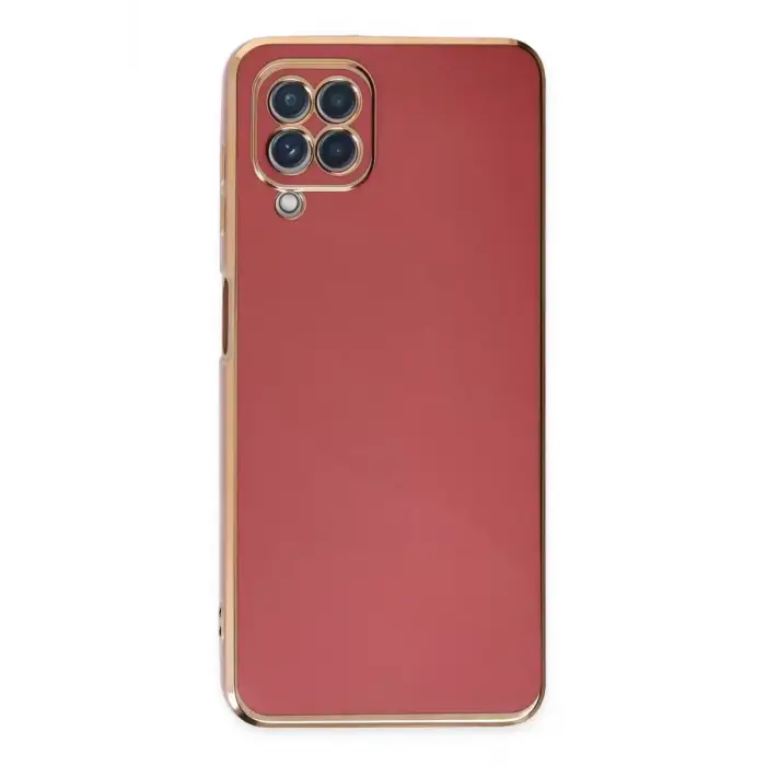 Newface Samsung Galaxy A22 Kılıf Volet Silikon - Kırmızı