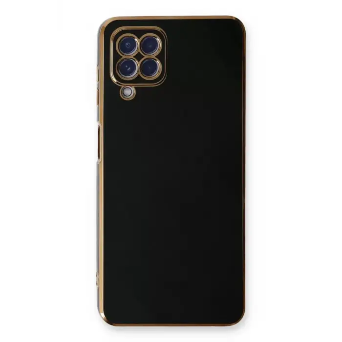 Newface Samsung Galaxy A22 Kılıf Volet Silikon - Siyah