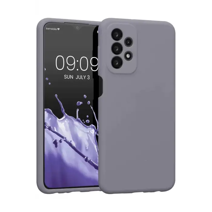 Newface Samsung Galaxy A23 4G Kılıf First Silikon - Gri