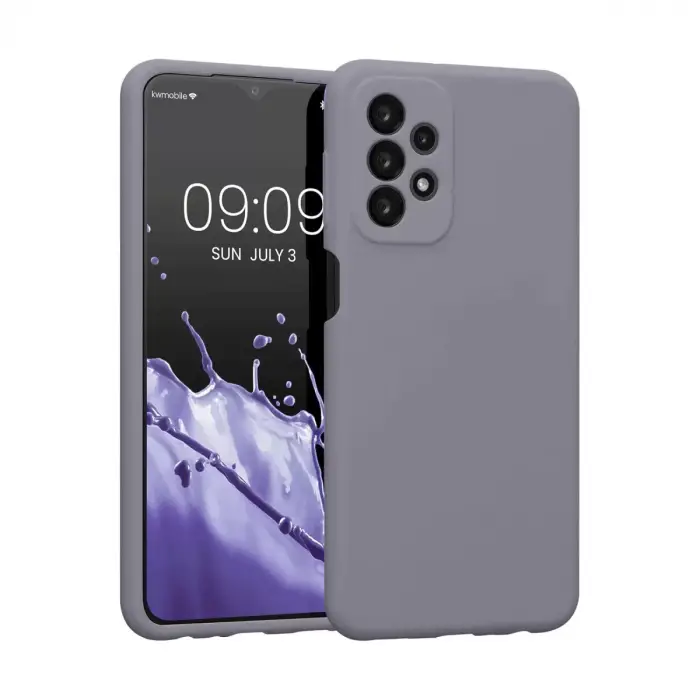 Newface Samsung Galaxy A23 4G Kılıf First Silikon - Gri