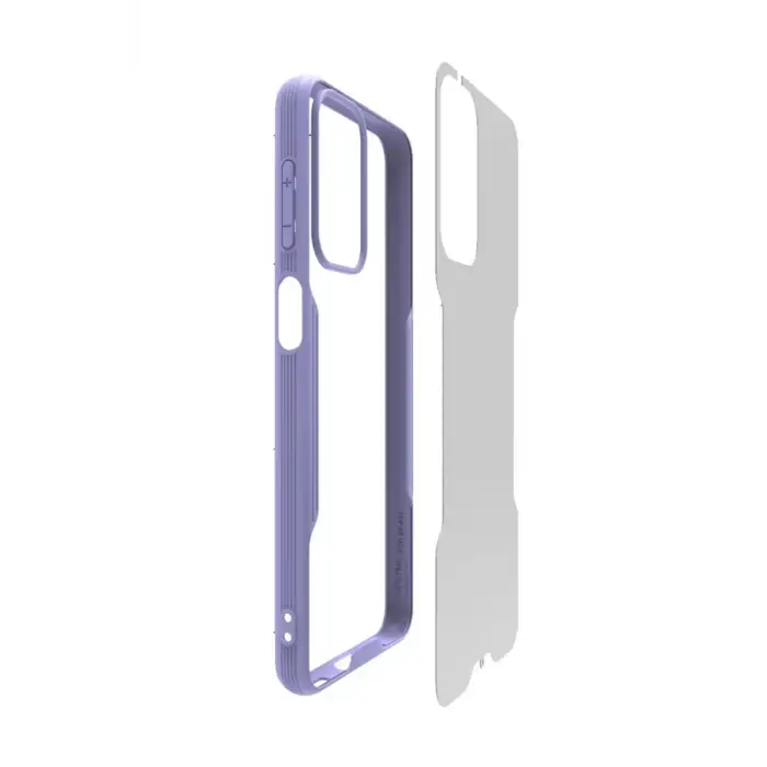 Newface Samsung Galaxy A23 4G Kılıf Platin Silikon - Kırmızı