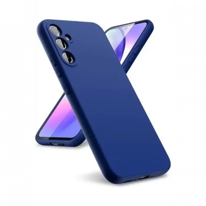Newface Samsung Galaxy A24 4G Kılıf First Silikon - Lacivert