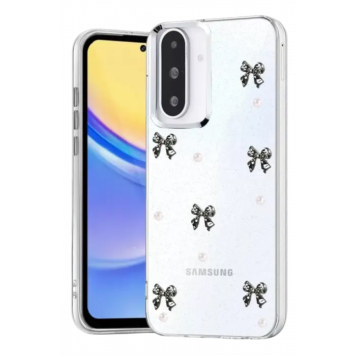 Newface Samsung Galaxy A26 Fiyonk Desenli Kapak - Desen 8