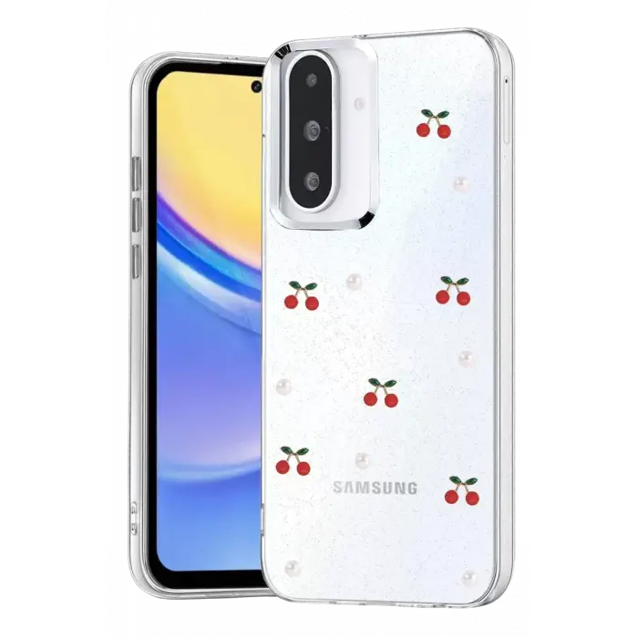 Newface Samsung Galaxy A26 Fiyonk Desenli Kapak - Desen 9