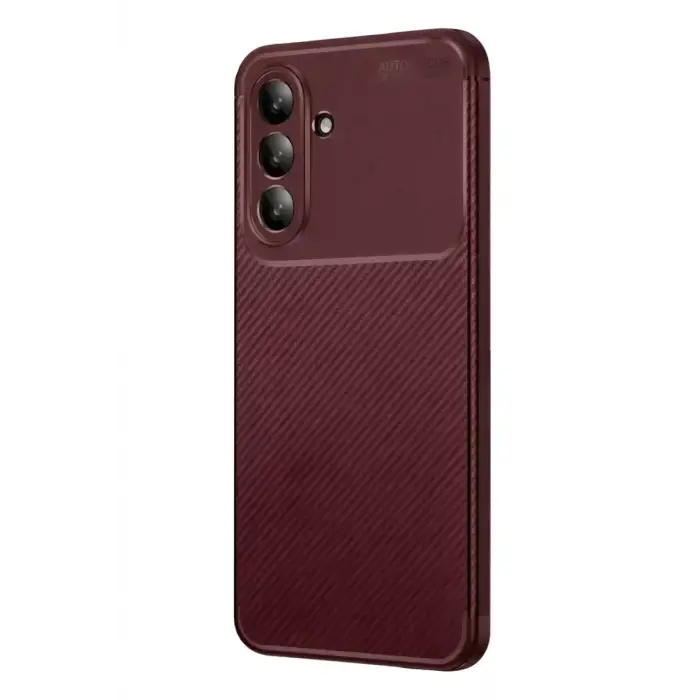 Newface Samsung Galaxy A27 5G Auto Focus Karbon Kapak - Bordo