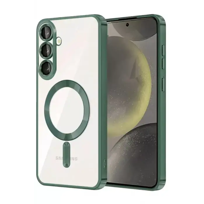 Newface Samsung Galaxy A27 5G Kross Magneticsafe Kapak - Koyu Yeşil