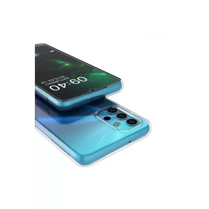 Newface Samsung Galaxy A32 5G Kılıf Lüx Şeffaf Silikon