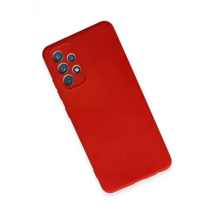 Newface Samsung Galaxy A32 Kılıf First Silikon - Kırmızı
