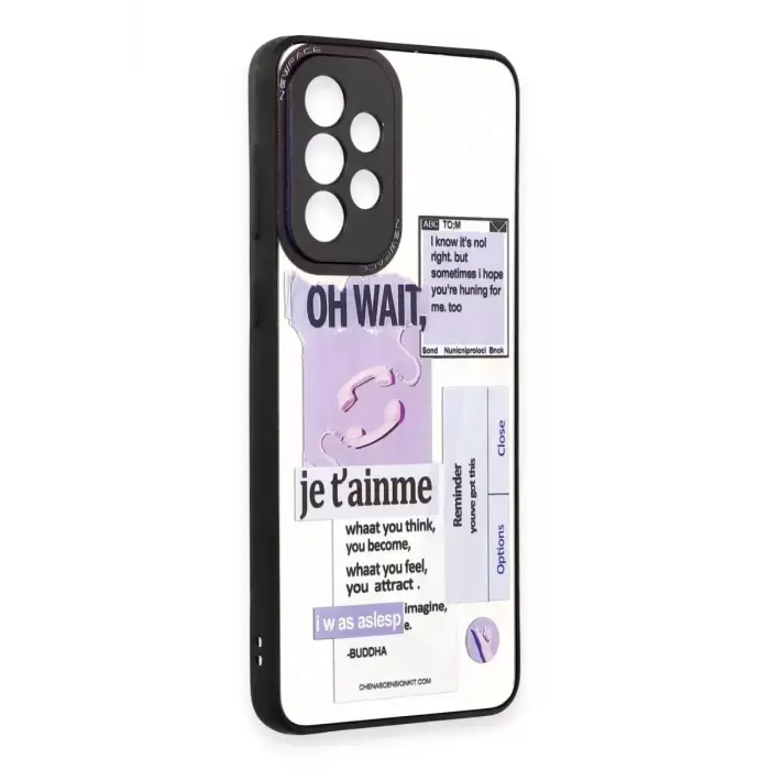 Newface Samsung Galaxy A33 5G Kılıf Mirror Desenli Kapak - Mirror - 4