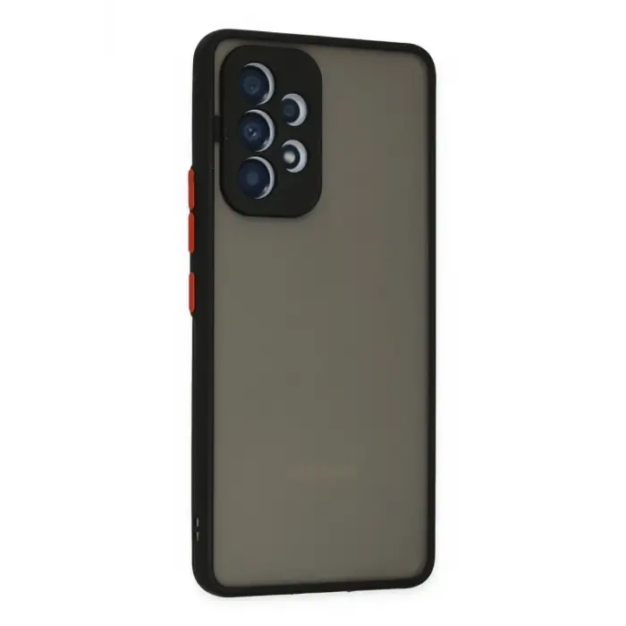 Newface Samsung Galaxy A33 5G Kılıf Montreal Silikon Kapak - Siyah