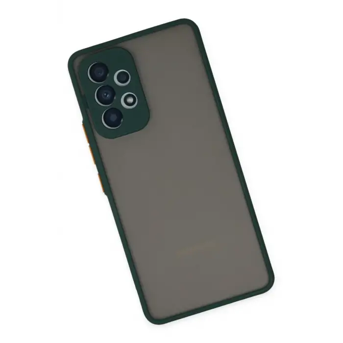 Newface Samsung Galaxy A33 5G Kılıf Montreal Silikon Kapak - Yeşil