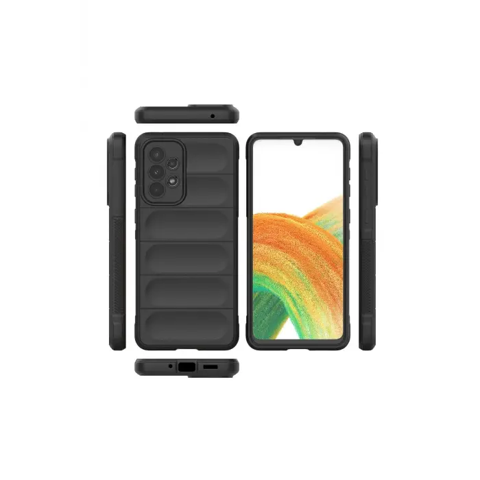 Newface Samsung Galaxy A33 5G Kılıf Optimum Silikon - Siyah