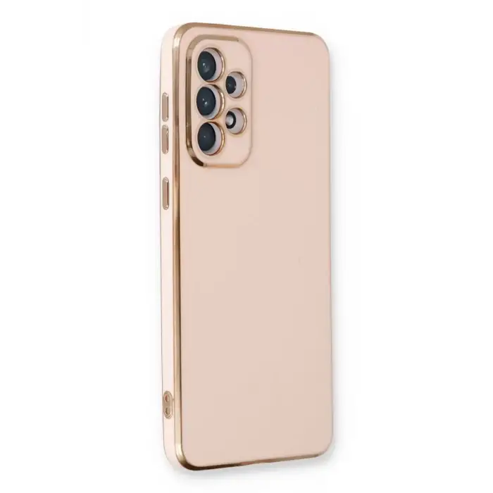 Newface Samsung Galaxy A33 5G Kılıf Volet Silikon - Pembe