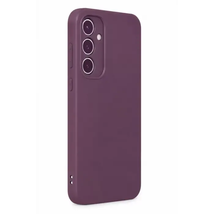 Newface Samsung Galaxy A35 5G Kılıf First Silikon - Mürdüm