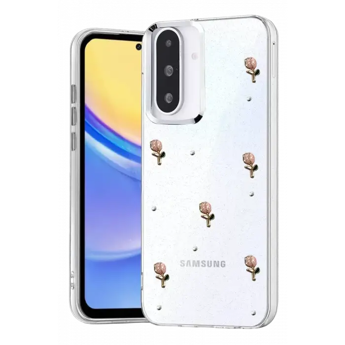 Newface Samsung Galaxy A36 Fiyonk Desenli Kapak - Desen 6