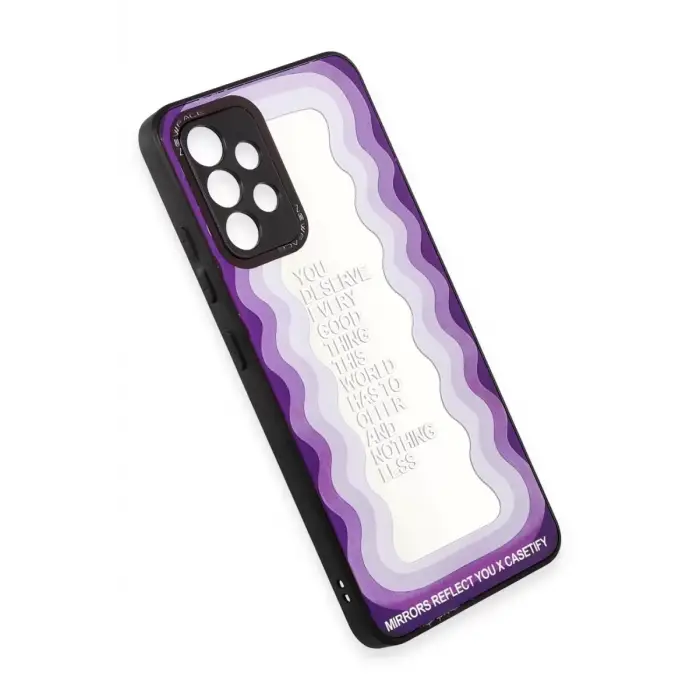 Newface Samsung Galaxy A52 Kılıf Mirror Desenli Kapak - Mirror - 5