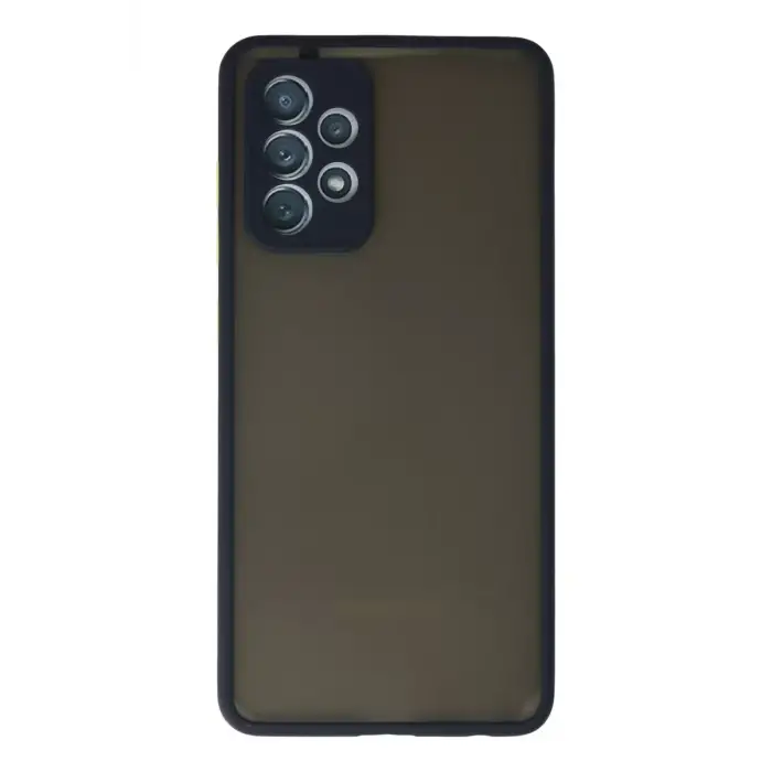 Newface Samsung Galaxy A52 Kılıf Montreal Silikon Kapak - Lacivert