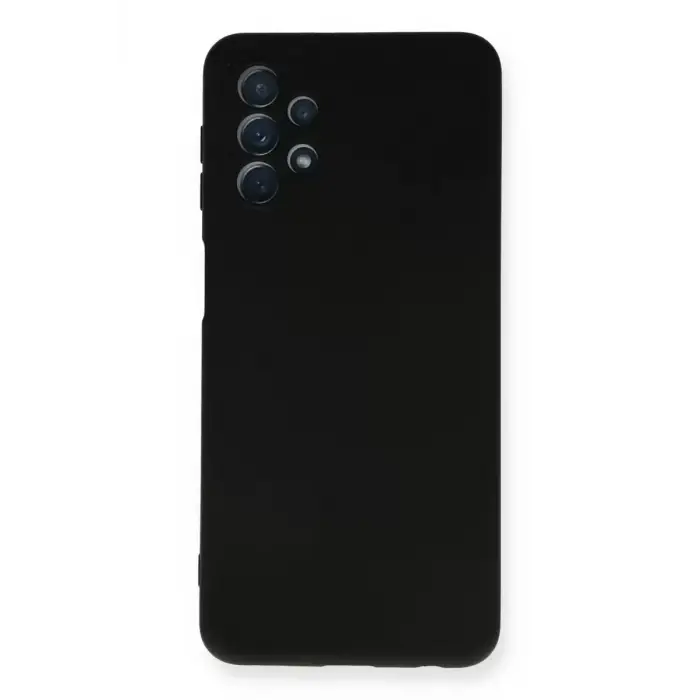Newface Samsung Galaxy A52 Kılıf Nano içi Kadife Silikon - Siyah