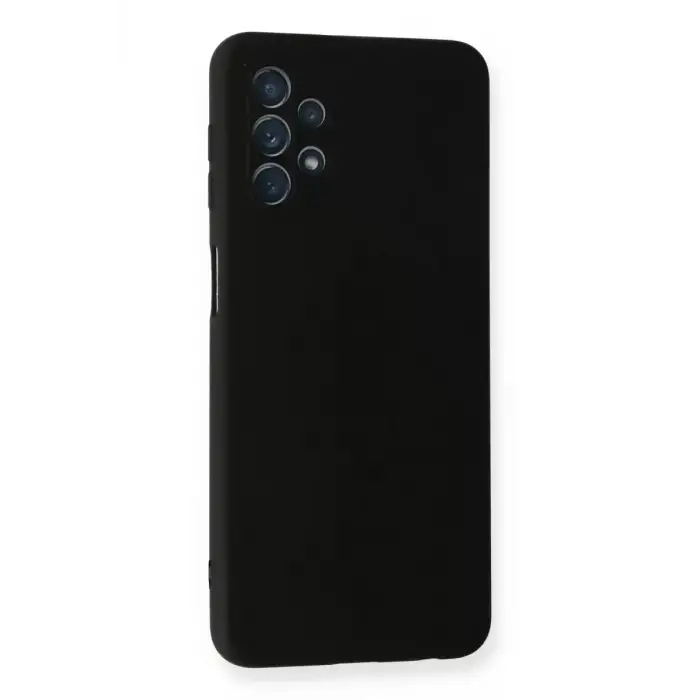Newface Samsung Galaxy A52 Kılıf Nano içi Kadife Silikon - Siyah