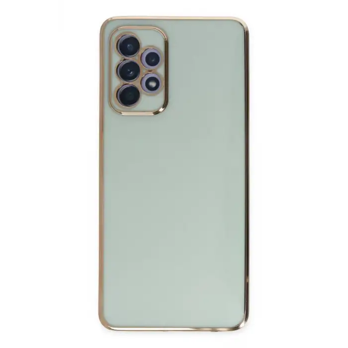 Newface Samsung Galaxy A52 Kılıf Volet Silikon - Açık Yeşil