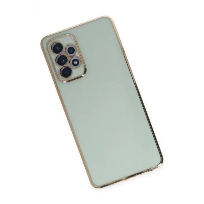 Newface Samsung Galaxy A52 Kılıf Volet Silikon - Açık Yeşil