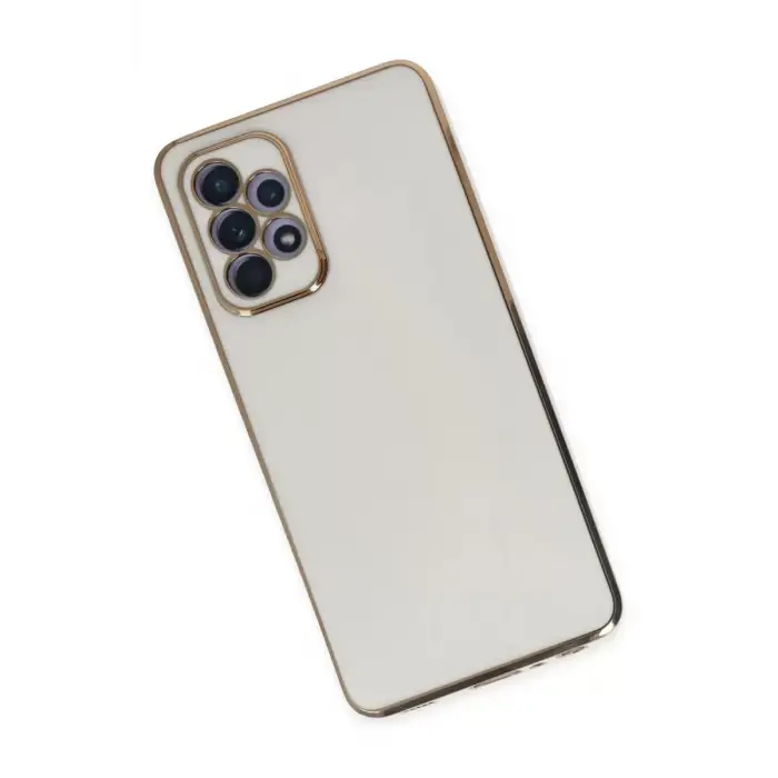 Newface Samsung Galaxy A52 Kılıf Volet Silikon - Beyaz
