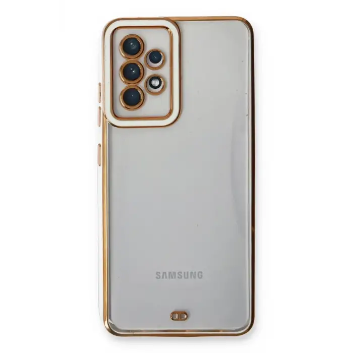 Newface Samsung Galaxy A53 5G Kılıf Liva Lens Silikon - Beyaz