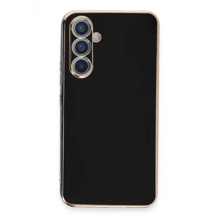 Newface Samsung Galaxy A54 5G Kılıf Volet Silikon - Siyah