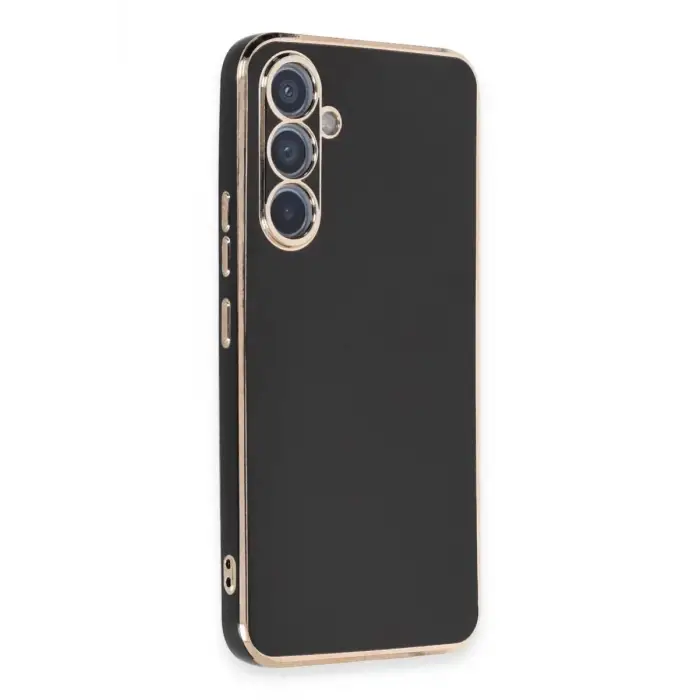 Newface Samsung Galaxy A54 5G Kılıf Volet Silikon - Siyah