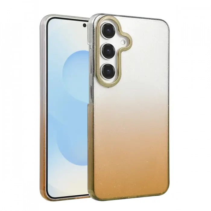 Newface Samsung Galaxy A55 5G Glossy Kapak - Çöl Titanyum