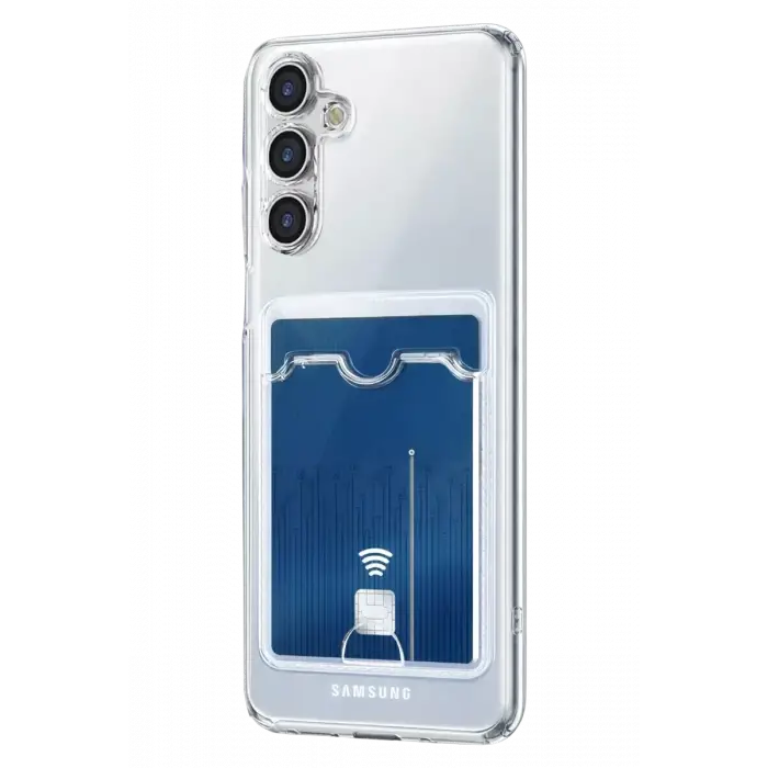 Newface Samsung Galaxy A57 5G Kart Şeffaf Silikon - Şeffaf