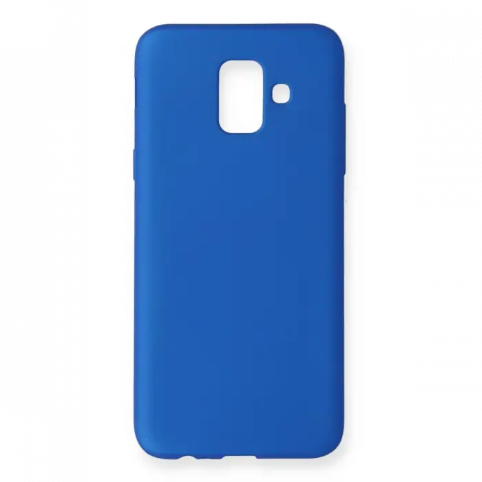 Newface Samsung Galaxy A6 2018 Kılıf First Silikon - Mavi