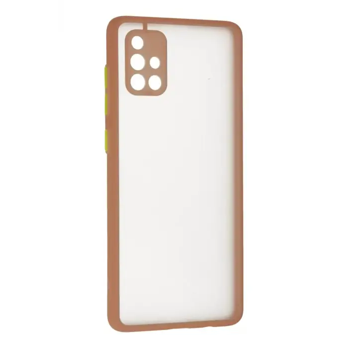 Newface Samsung Galaxy A71 Kılıf Montreal Silikon Kapak - Pembe