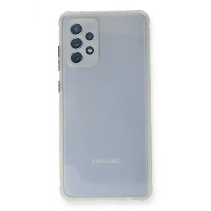 Newface Samsung Galaxy A72 Kılıf Miami Şeffaf Silikon - Şeffaf