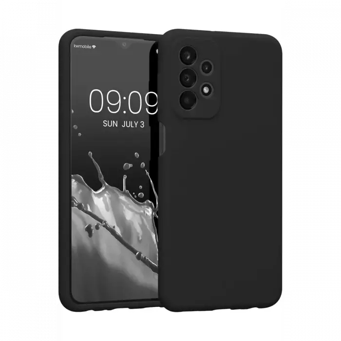 Newface Samsung Galaxy A73 5G Kılıf First Silikon - Siyah