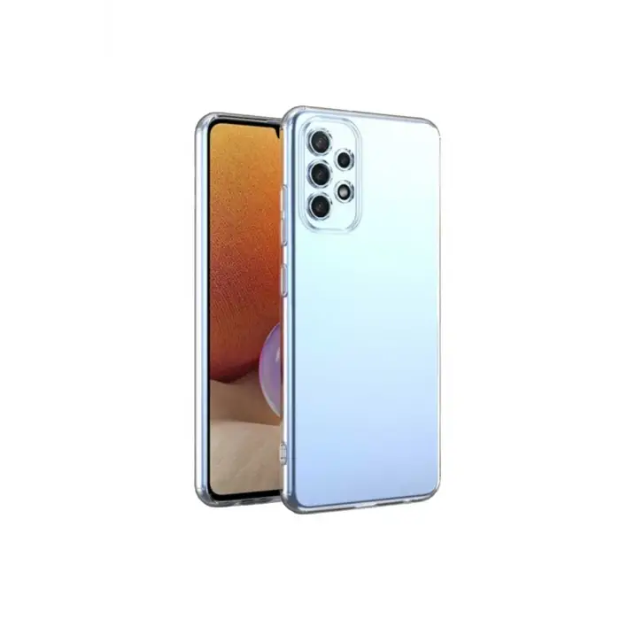 Newface Samsung Galaxy A73 5G Kılıf Lüx Şeffaf Silikon