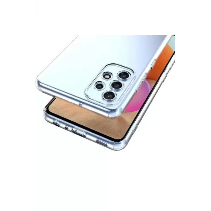 Newface Samsung Galaxy A73 5G Kılıf Lüx Şeffaf Silikon