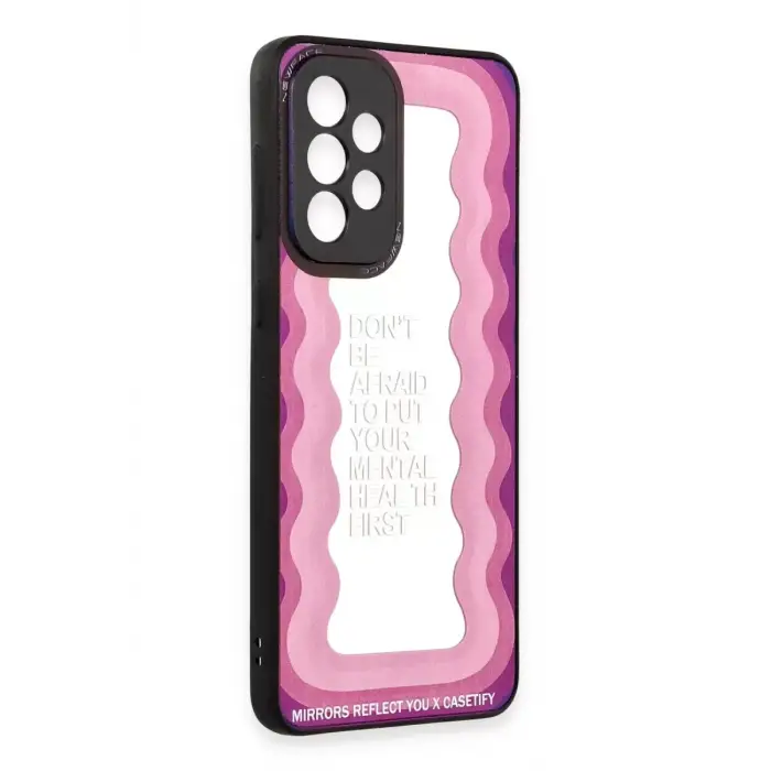 Newface Samsung Galaxy A73 5G Kılıf Mirror Desenli Kapak - Mirror - 11