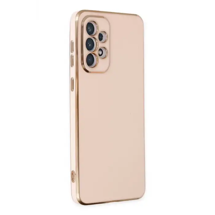 Newface Samsung Galaxy A73 5G Kılıf Volet Silikon - Pembe