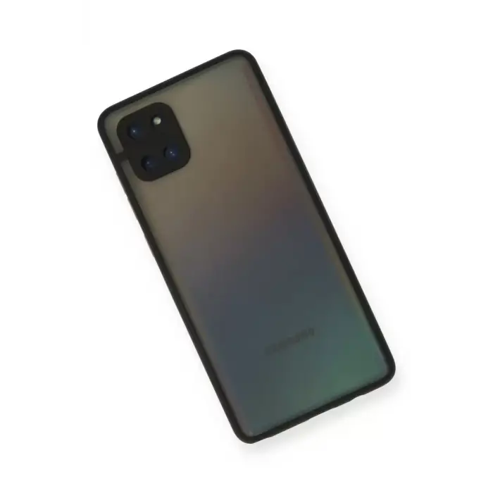 Newface Samsung Galaxy A81 / Note 10 Lite Kılıf Montreal Silikon Kapak - Siyah