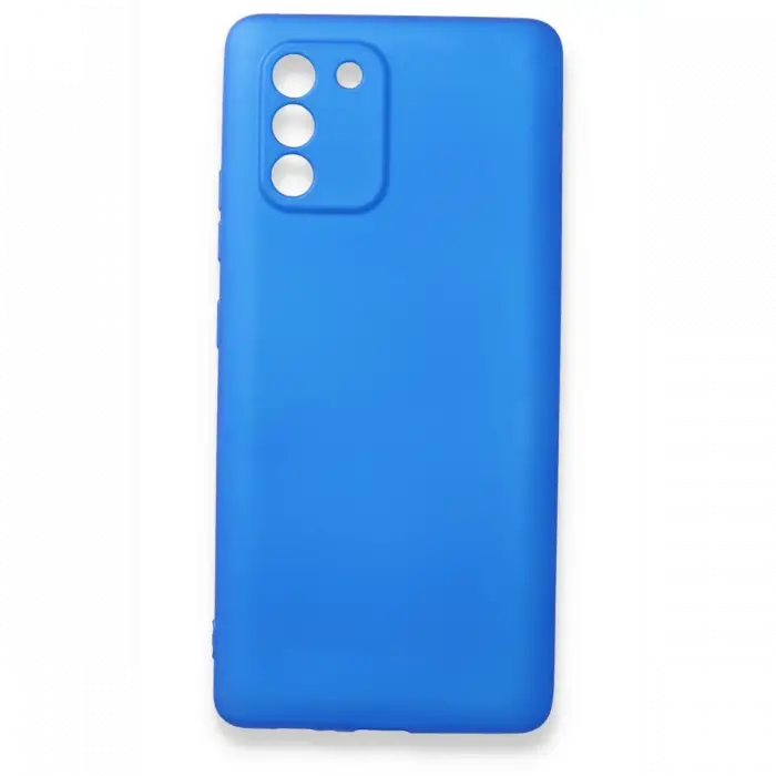 Newface Samsung Galaxy A91 / S10 Lite Kılıf First Silikon - Mavi