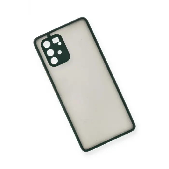 Newface Samsung Galaxy A91 / S10 Lite Kılıf Montreal Silikon Kapak - Yeşil