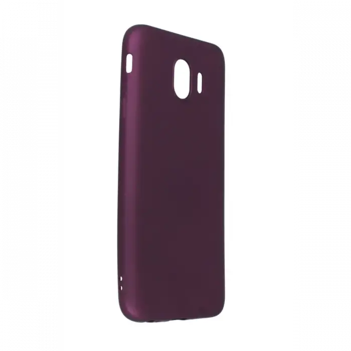 Newface Samsung Galaxy J4 Kılıf First Silikon - Mürdüm