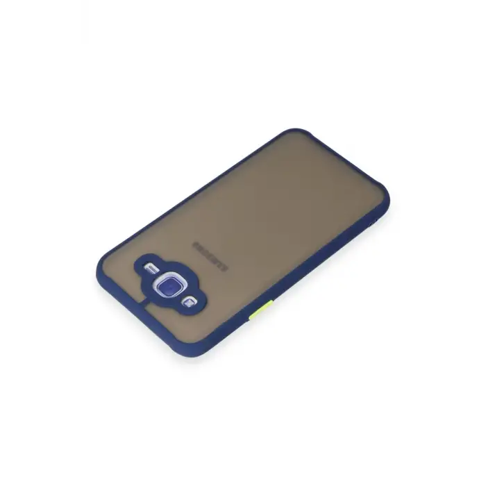 Newface Samsung Galaxy J7 Kılıf Montreal Silikon Kapak - Lacivert