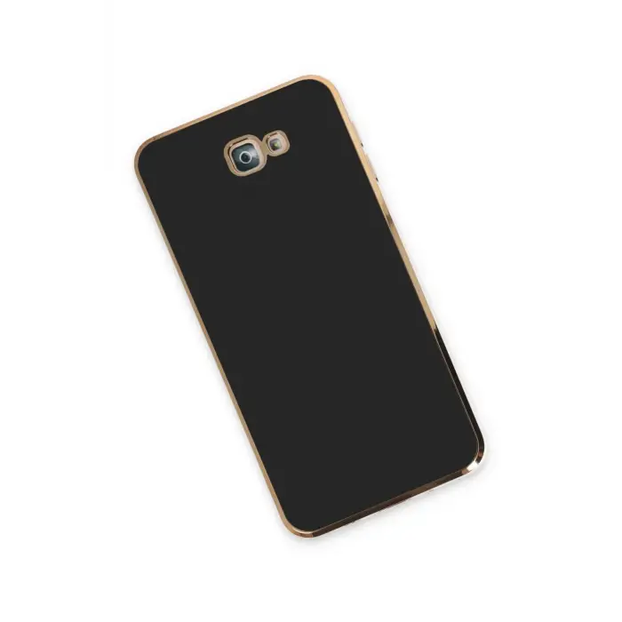 Newface Samsung Galaxy J7 Prime Kılıf Volet Silikon - Siyah