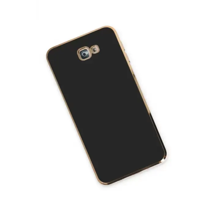 Newface Samsung Galaxy J7 Prime Kılıf Volet Silikon - Siyah