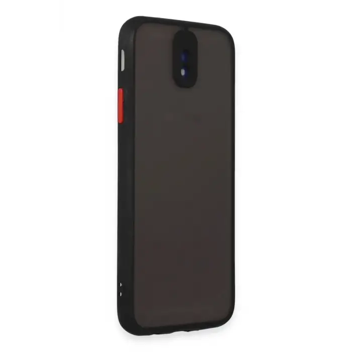 Newface Samsung Galaxy J7 Pro / J730 Kılıf Montreal Silikon Kapak - Siyah